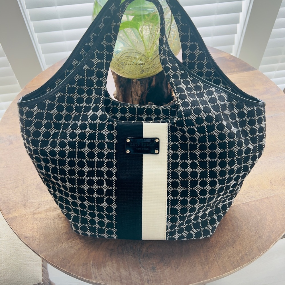 Black and White Kate Spade Tote